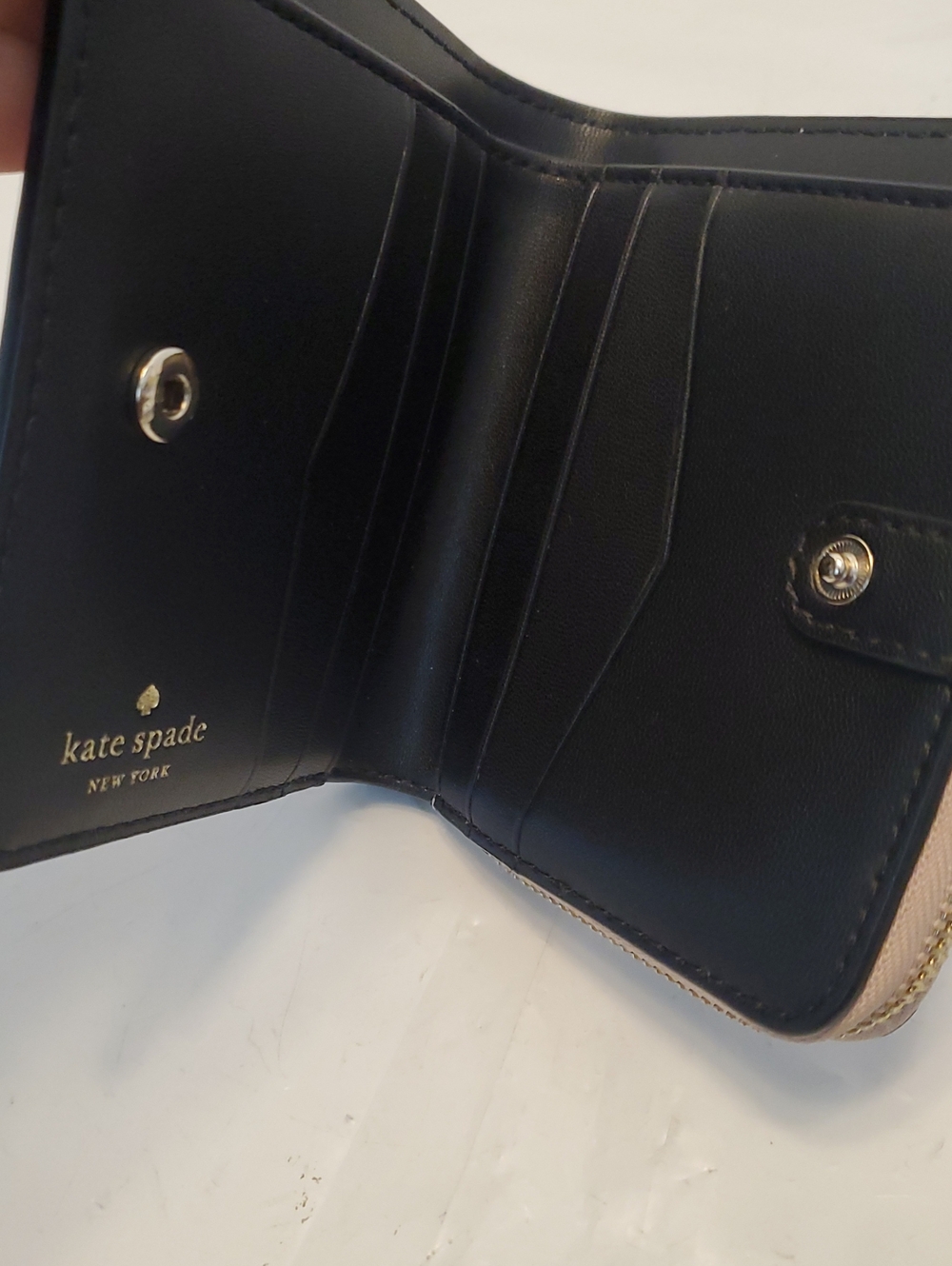 kate spade Pink Minnie Mouse Compact Zip Wallet - Picture 3 of 3